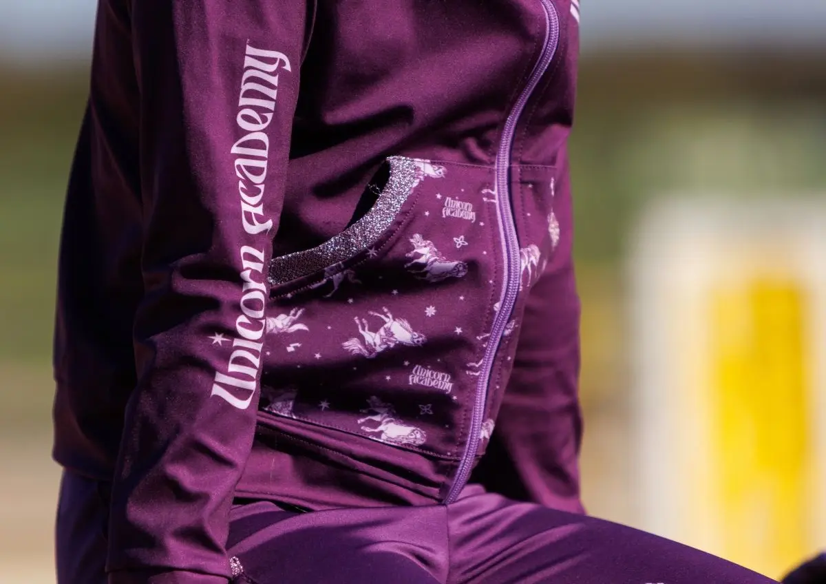 Kavalkade Jacke Unicorn Academy Glitzer